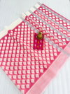 MG 400 Daily Wear Plain Linen Printed Sarees Wholesale Shop In Surat